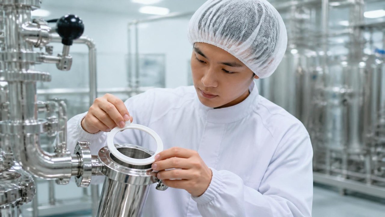 食品與製藥設備 O 型環清洗循環